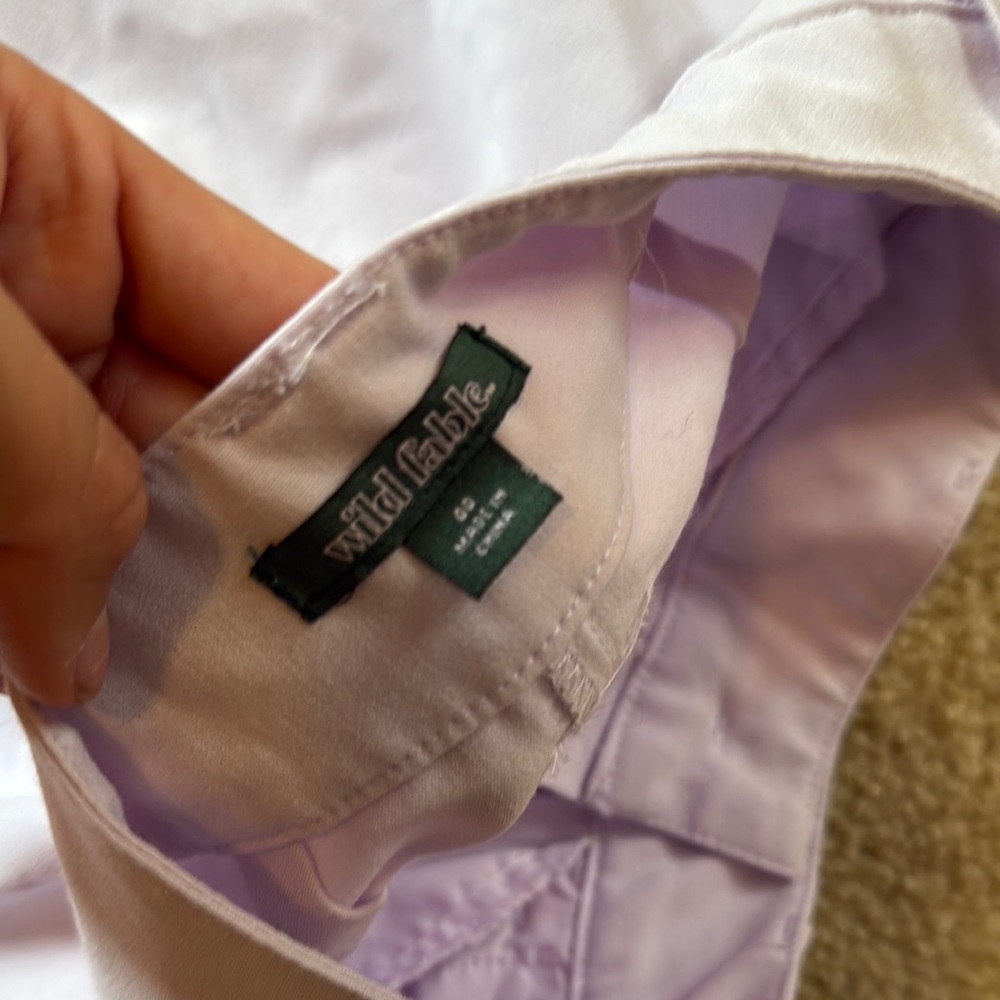 Elegant Women's Lavender Pants - Picture 3 of 4